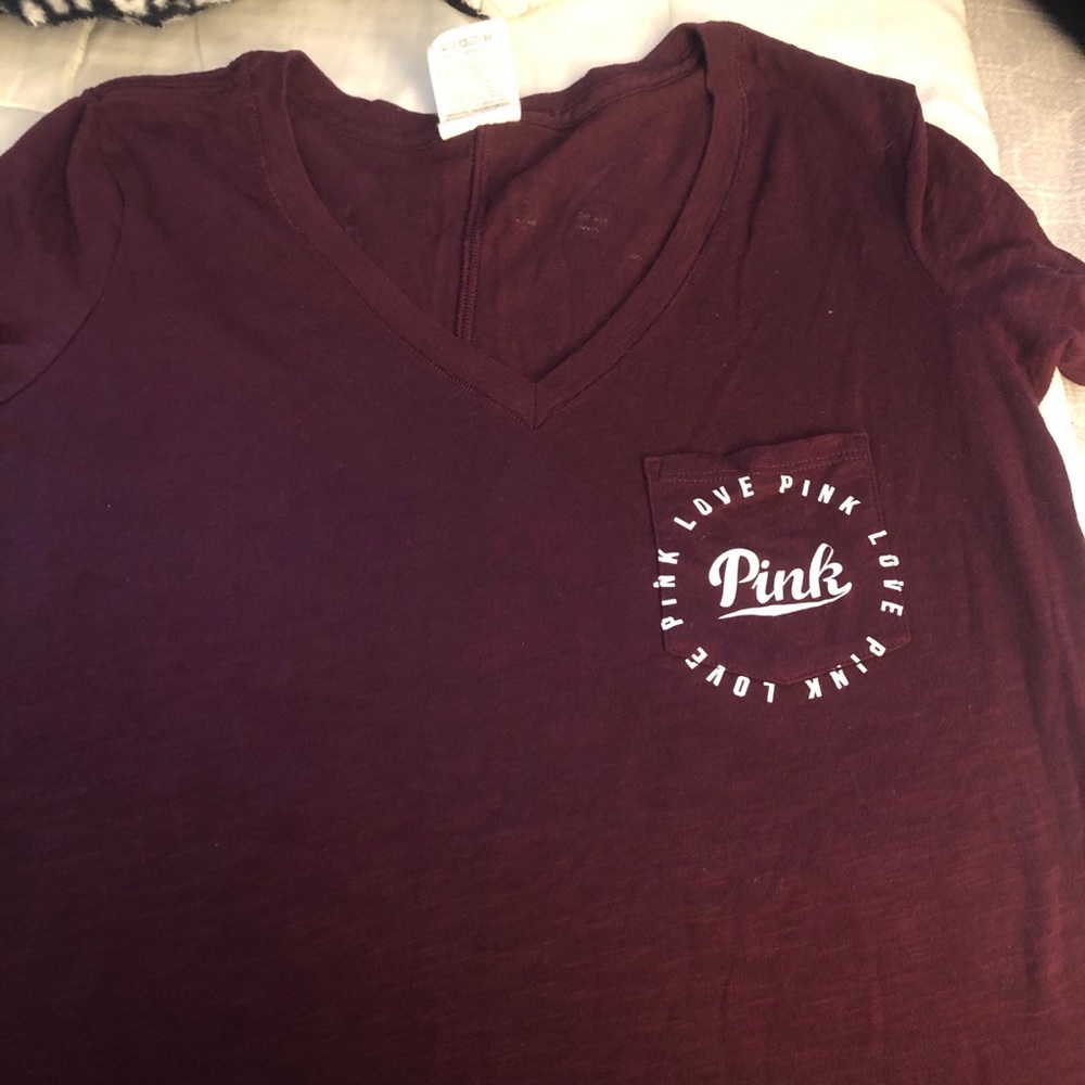 PINK V-Neck Tee